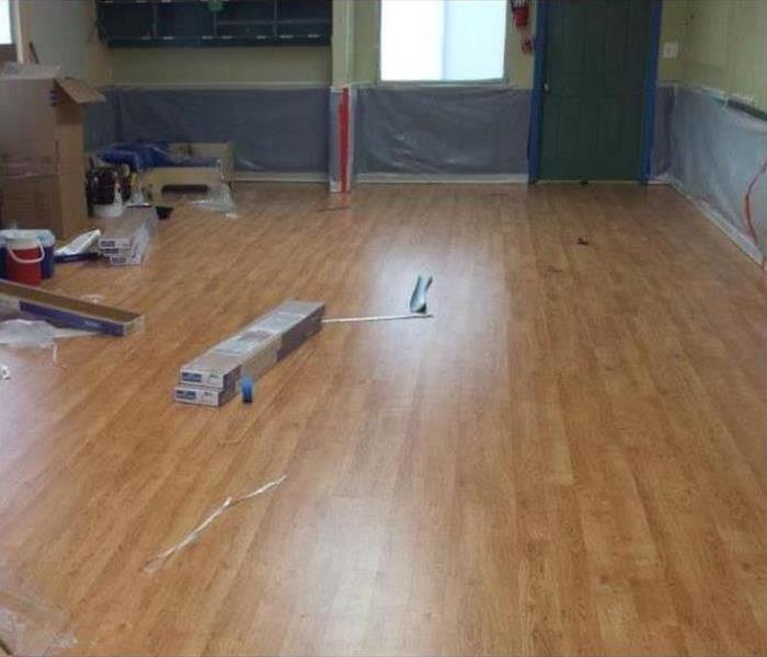 Same Gym after new floor was installed